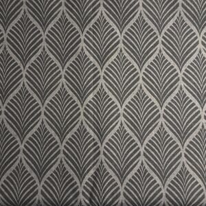 Richloom Art Deco Geometric Fabric by Keepsake Calico - Black Gray - 1/2 yard